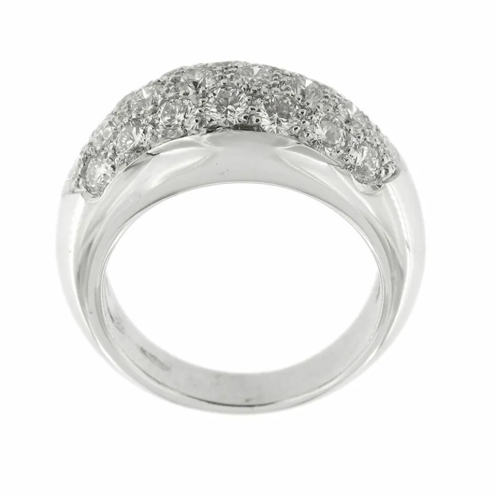Bague bandeau 22 diamants