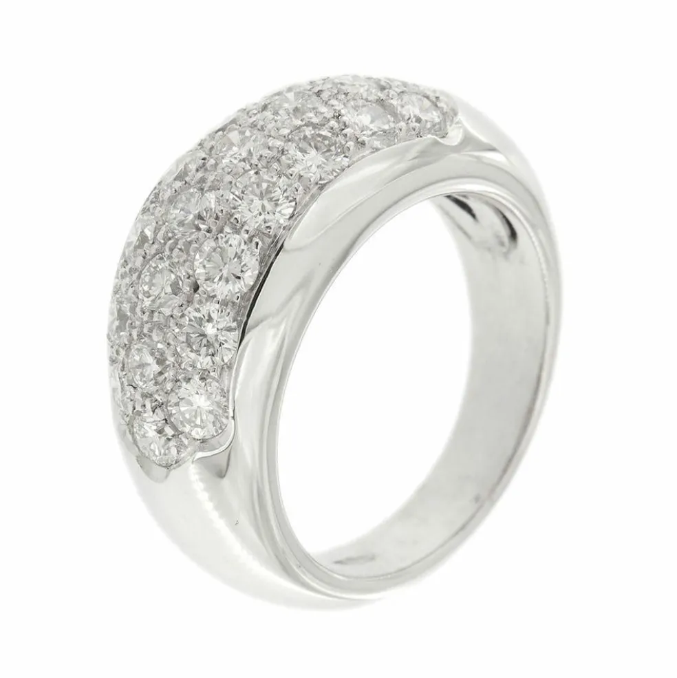 Bague bandeau 22 diamants