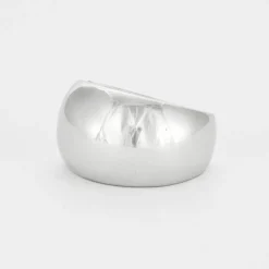 Bague bandeau Dael & Grau or gris