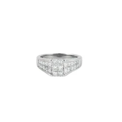 Bague bandeau Diamants
