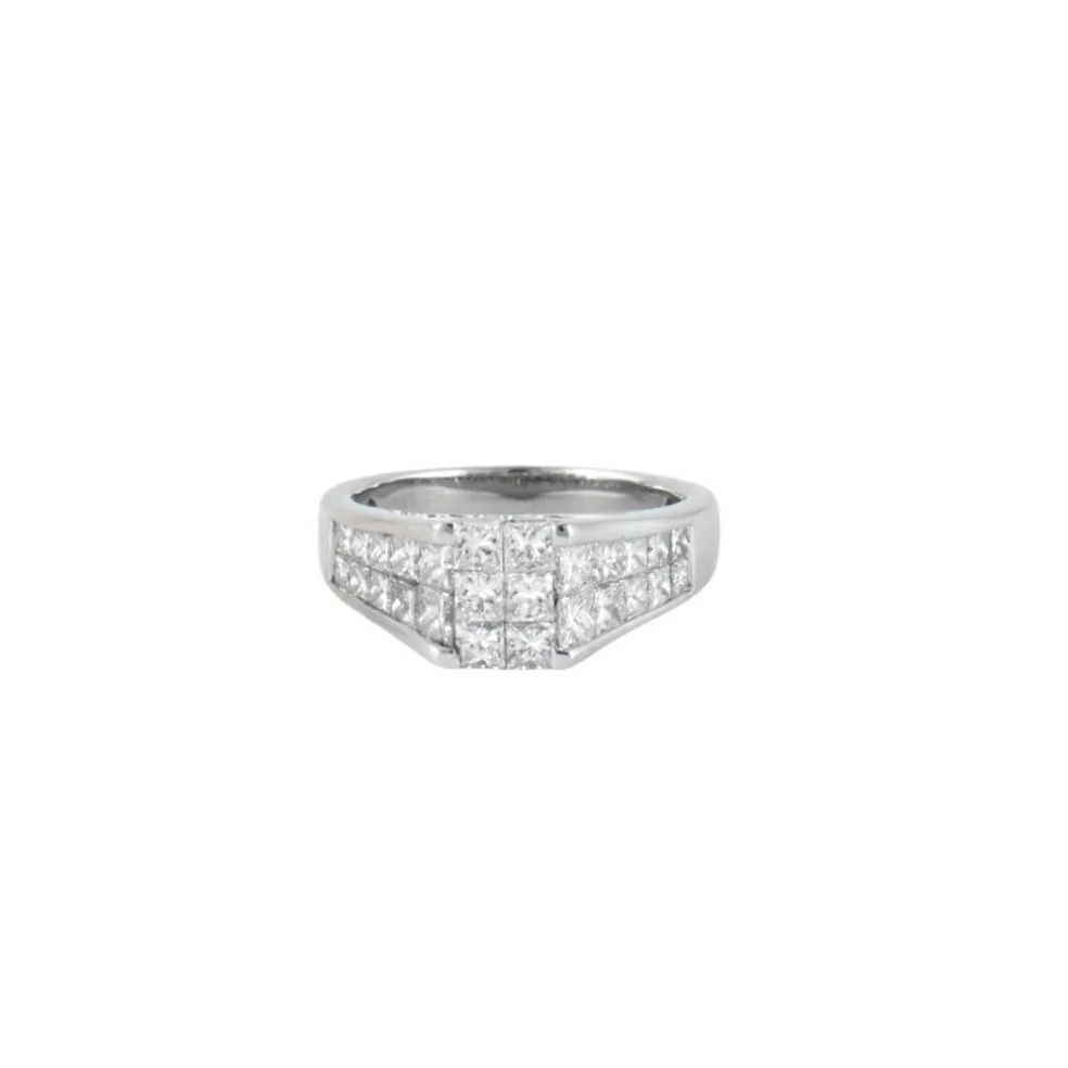Bague bandeau Diamants