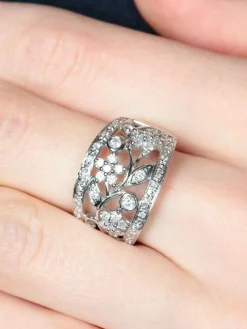 Bague Bandeau Diamants