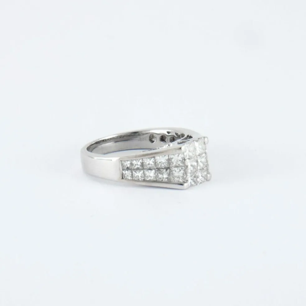 Bague bandeau Diamants