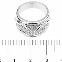Bague bandeau diamants