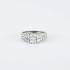 Bague bandeau Diamants