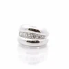 Bague bandeau diamants en or blanc