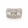 Bague bandeau Or blanc Diamants