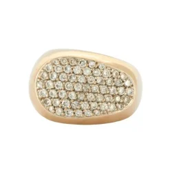 Bague Bandeau Or et Diamants