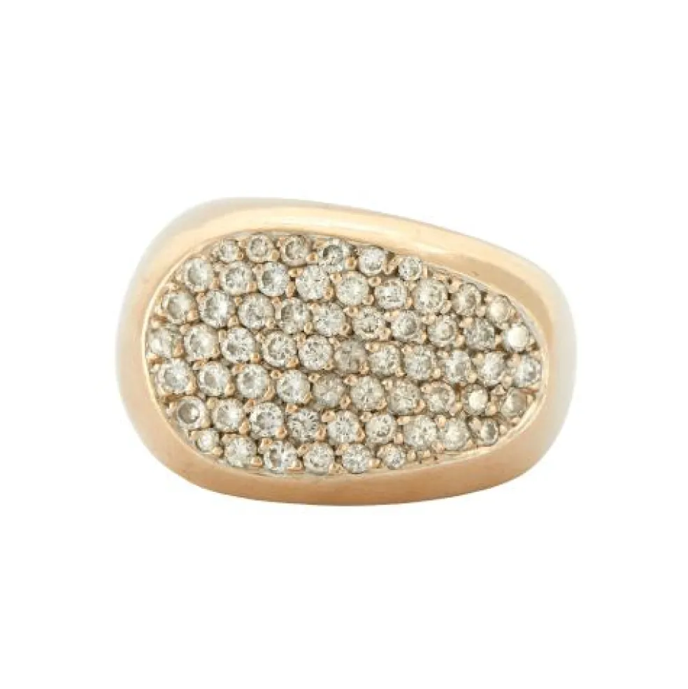 Bague Bandeau Or et Diamants