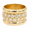 Bague Bandeau Or jaune Diamant