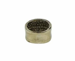 Bague Bandeau Or jaune Pavage Diamants