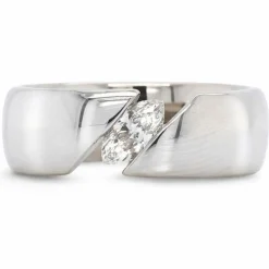 Bague Barro or gris diamants