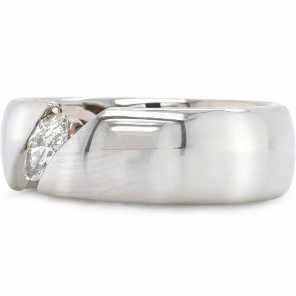 Bague Barro or gris diamants