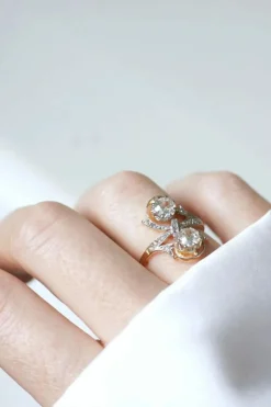 Bague Belle Epoque Toi et moi Diamants