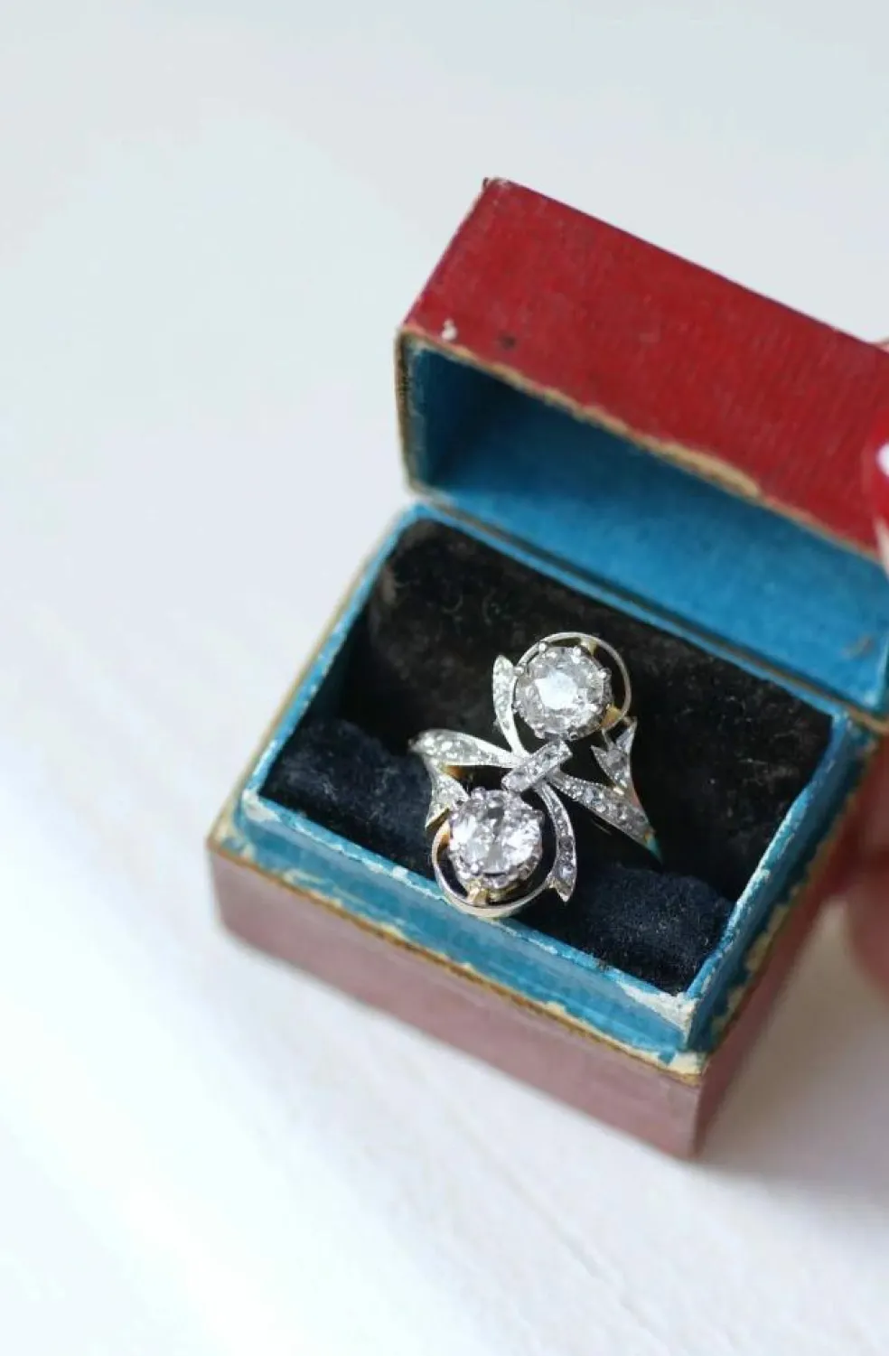 Bague Belle Epoque Toi et moi Diamants