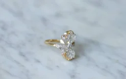 Bague Belle Epoque Toi et moi Diamants