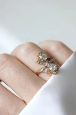 Bague Belle Epoque Toi et moi Diamants