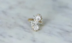 Bague Belle Epoque Toi et moi Diamants