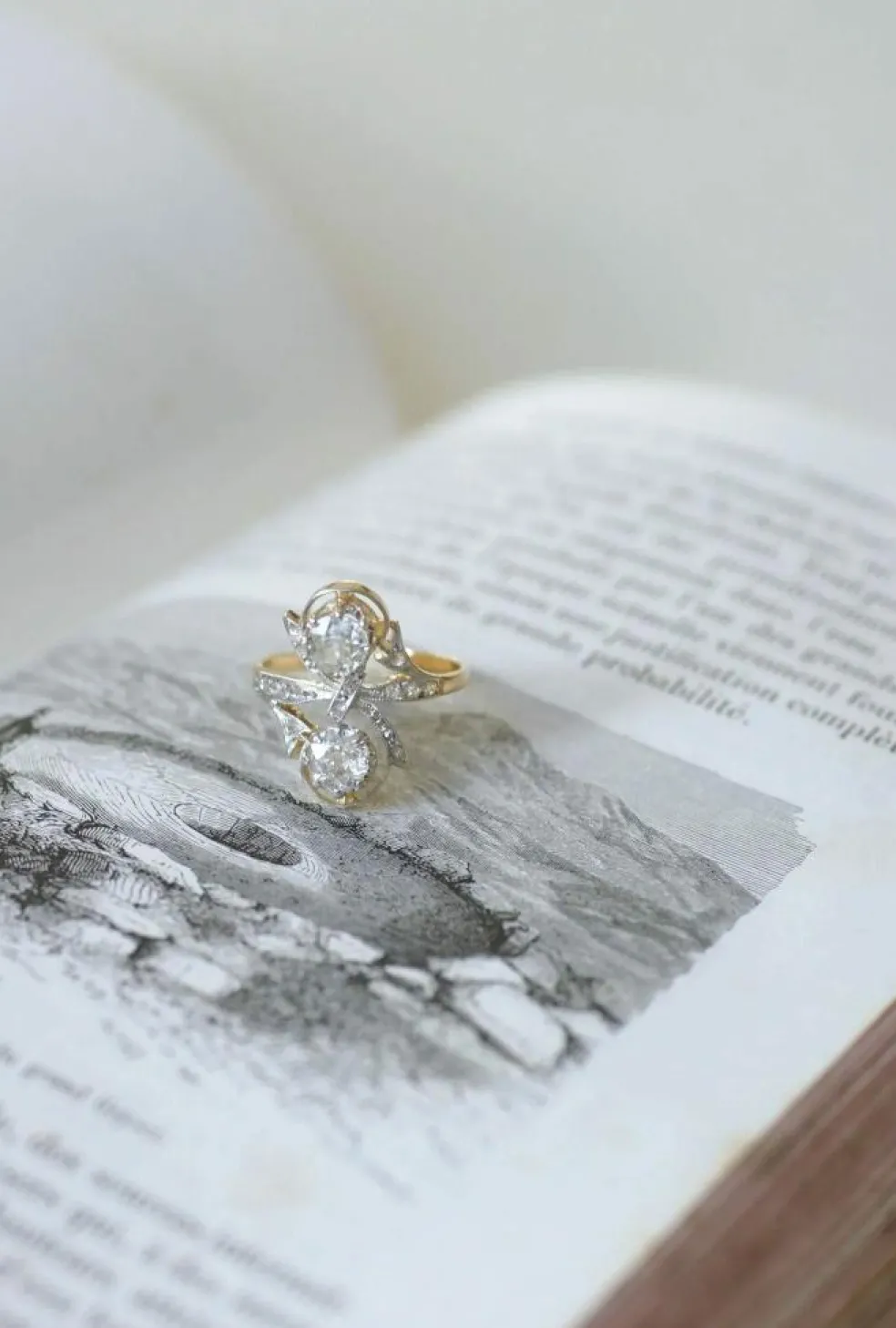 Bague Belle Epoque Toi et moi Diamants