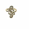Bague Belle Époque or et diamants