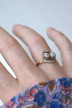 Bague Belle Époque Toi et Moi Diamants