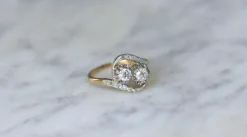 Bague Belle Époque Toi et Moi Diamants