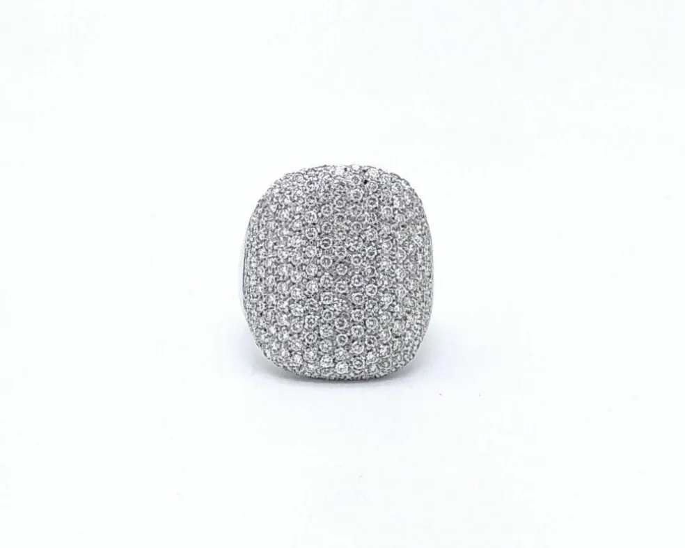 BAGUE BIBIGI EN OR BLANC ET DIAMANTS