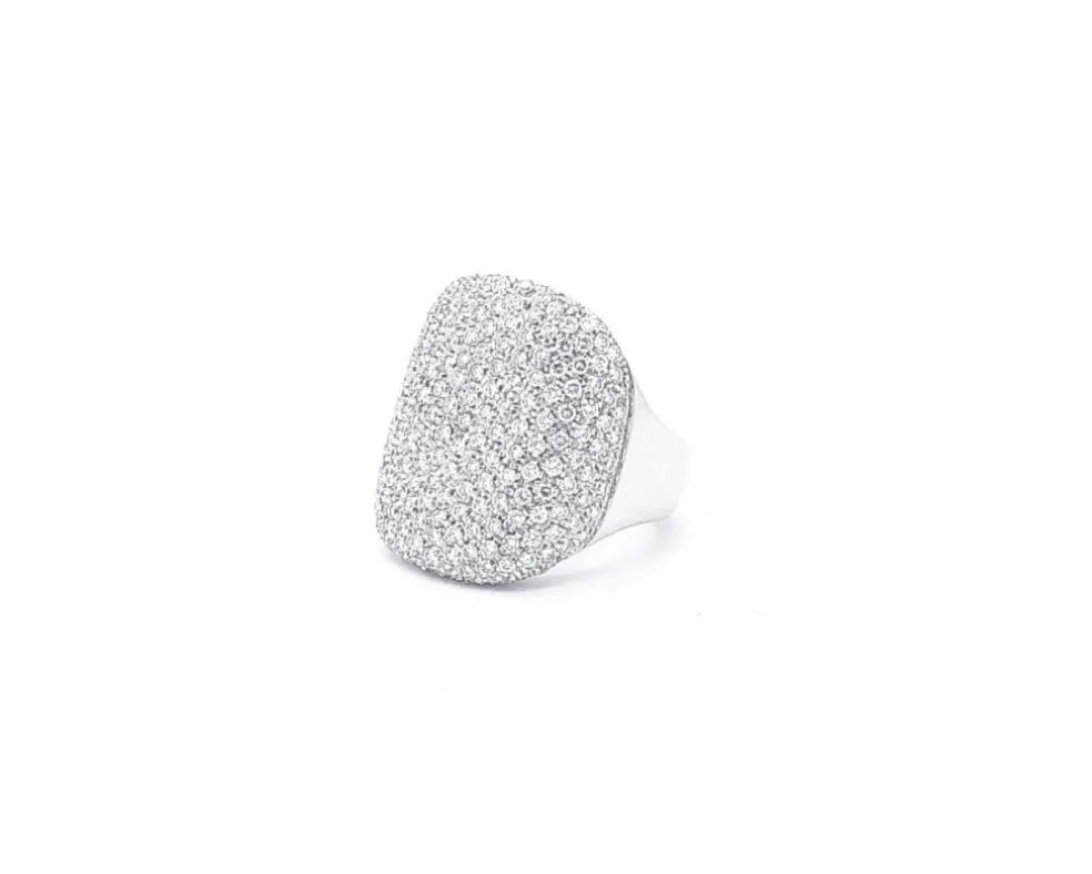 BAGUE BIBIGI EN OR BLANC ET DIAMANTS