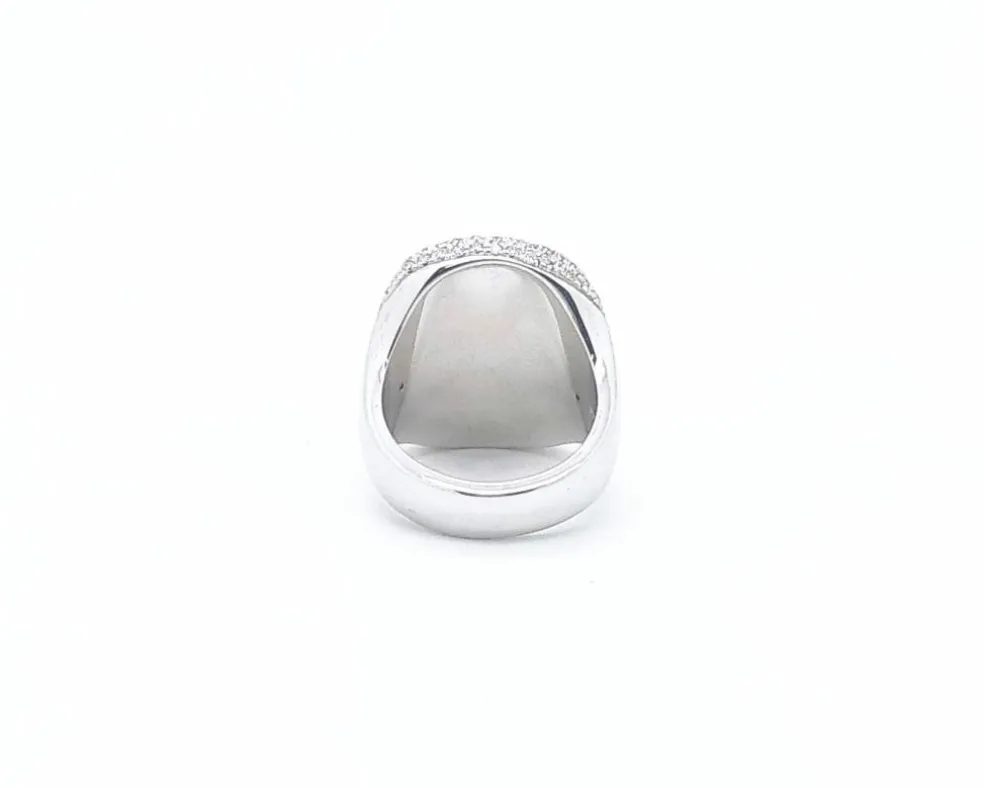 BAGUE BIBIGI EN OR BLANC ET DIAMANTS
