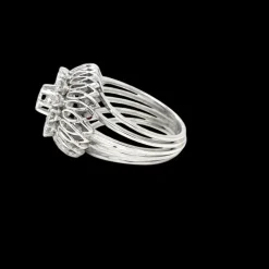 Bague Bombe en Diamant Vintage