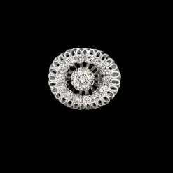 Bague Bombe en Diamant Vintage