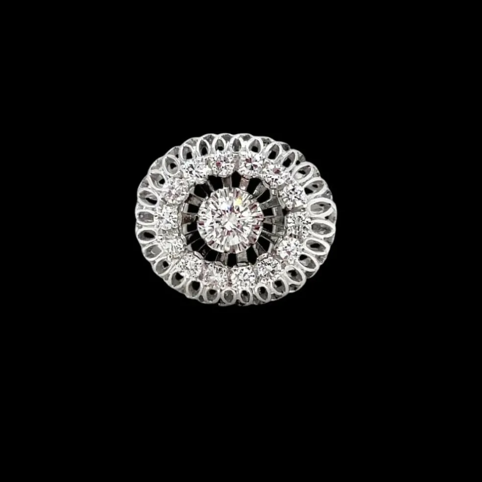 Bague Bombe en Diamant Vintage