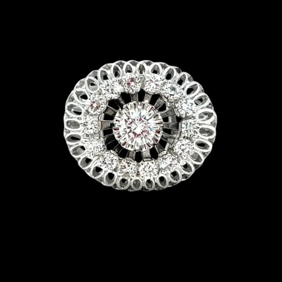 Bague Bombe en Diamant Vintage