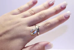 Bague Boucle Diamants