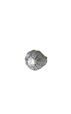 Bague Boule Spirale Diamant et Platine