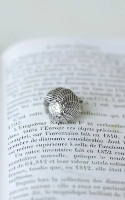 Bague Boule Spirale Diamant et Platine