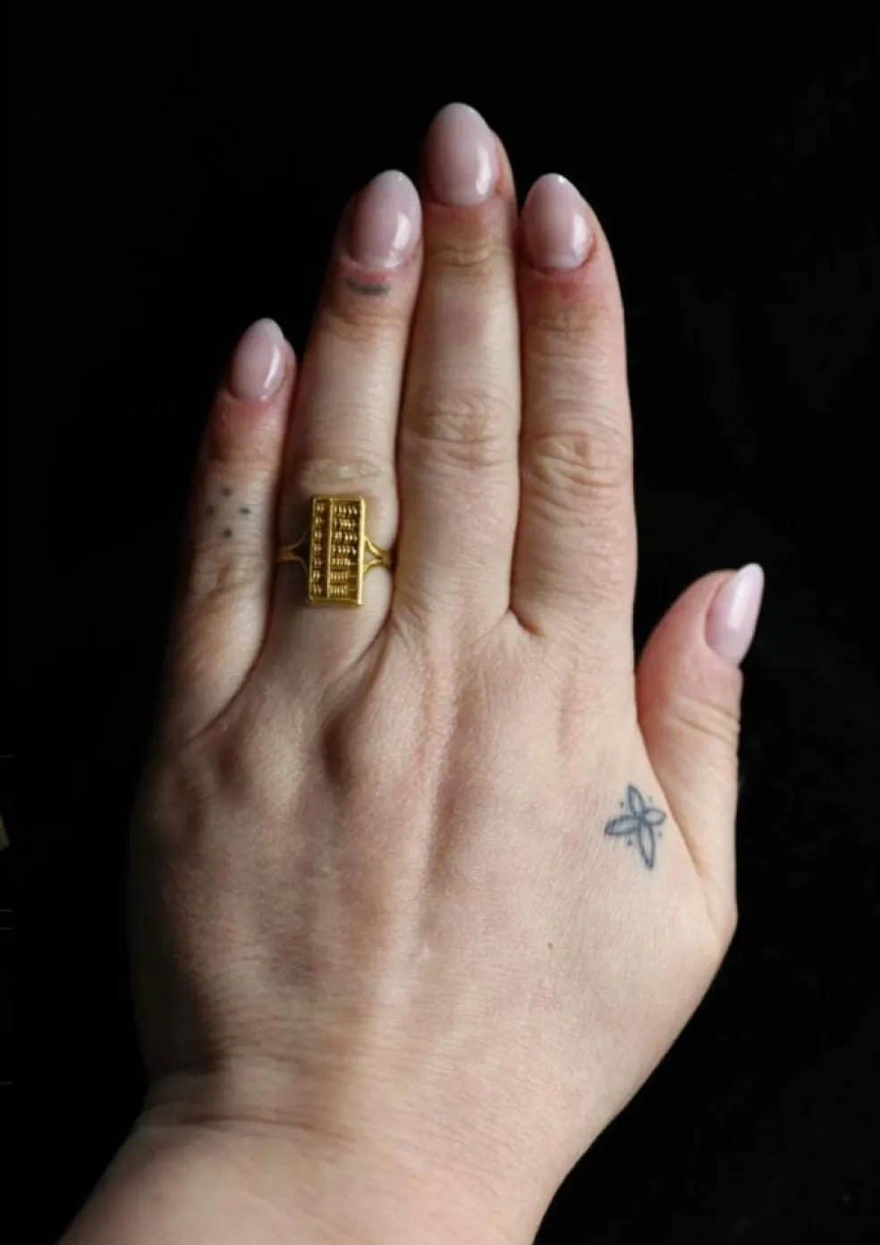 Bague boulier Or jaune