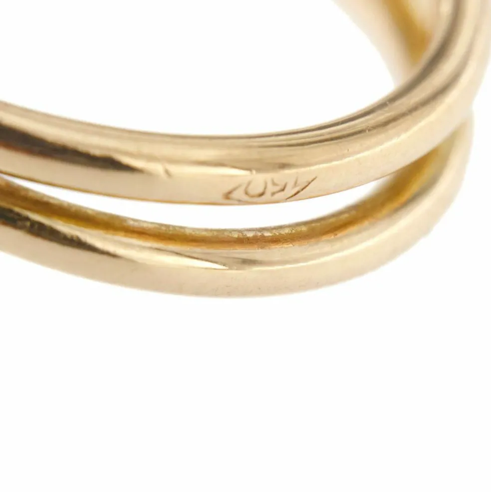 Bague bouquet avec rubis