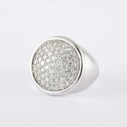 Bague Bouton Diamants