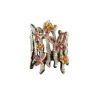 Bague Branche Papillons Saphirs roses et jaunes Diamants