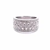 Bague bulles de Diamants Platine