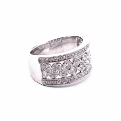 Bague bulles de Diamants Platine