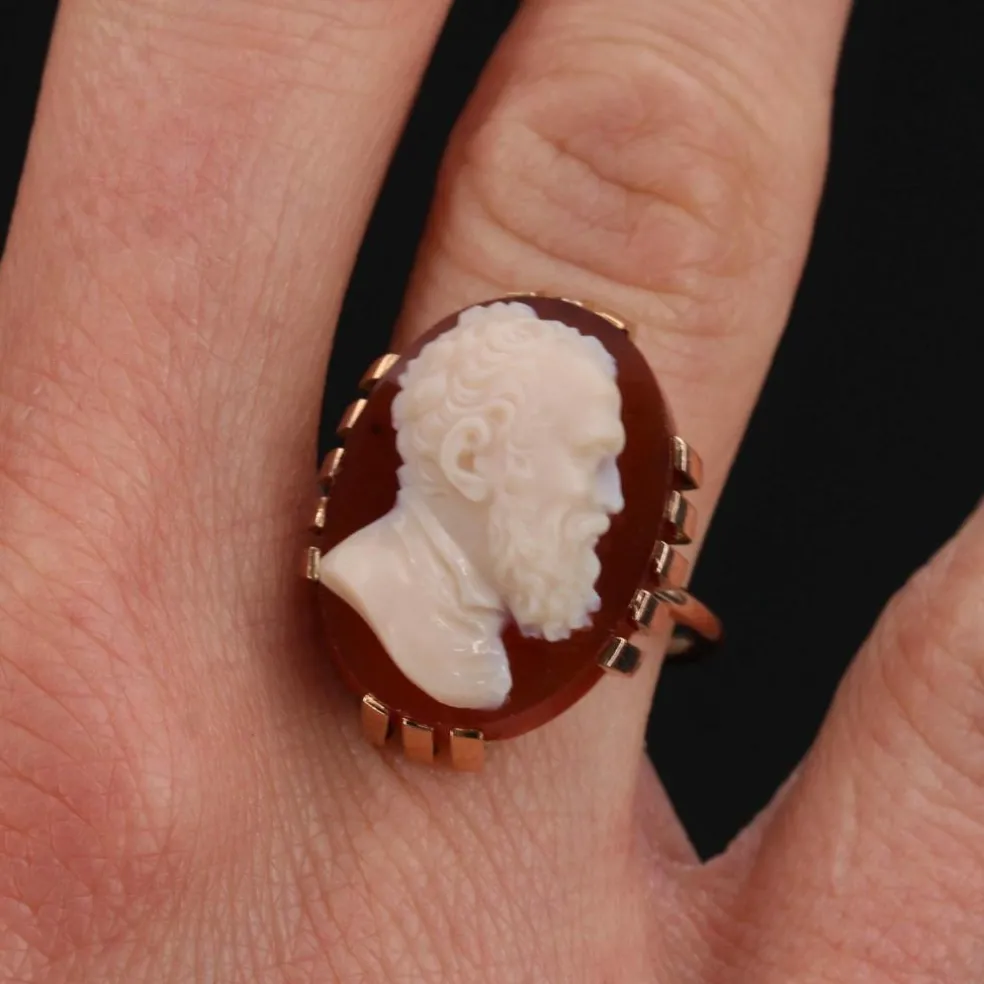 Bague camée ancien de Michaelange