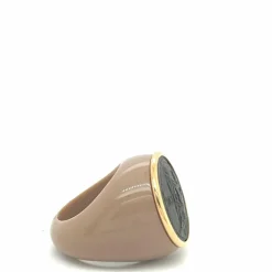 Bague Camée Bakélite Or Jaune