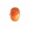 Bague Camée Corail
