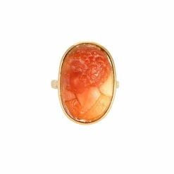 Bague Camée Corail