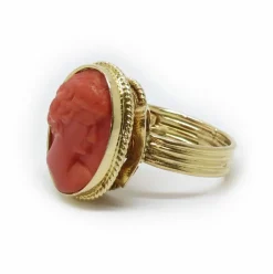 Bague Camée Corail