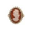Bague camée or rose