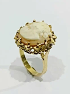 Bague Camée Or Rose
