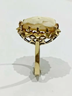 Bague Camée Or Rose